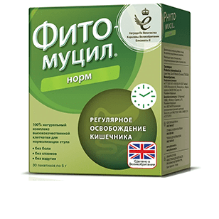 Фитомуцил Норм: слабительный препарат от запоров